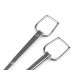 Accesoriu pentru genți 20 mm - Nichel (2 Bucăți) Accesoriu pentru genți 20 mm - Nichel (2 Bucăți)
