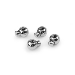 Butée de cordon métallique, 12 x 16 mm - Nickel (20 Pièces)