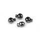 Butée de cordon métallique, 12 x 16 mm - Nickel noir (20 Pièces) Butée de cordon métallique, 12 x 16 mm - Nickel noir (20 Pièces)
