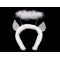 Carnival / party headband - angel - White (1 Piece)