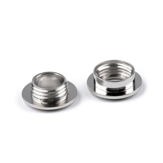 Csavaros ringli belső ø8 mm / külsö ø16 mm - Nikkel (10 Párok) Csavaros ringli belső ø8 mm / külsö ø16 mm - Nikkel (10 Párok)