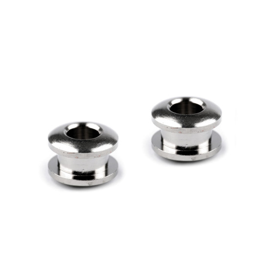 Screw back eyelet, inner ø5 mm / outer ø11 mm - Nickel (10 Pairs) Screw back eyelet, inner ø5 mm / outer ø11 mm - Nickel (10 Pairs)