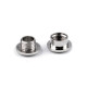 Screw back eyelet, inner ø5 mm / outer ø11 mm - Nickel (10 Pairs) Screw back eyelet, inner ø5 mm / outer ø11 mm - Nickel (10 Pairs)