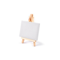 Mini sztaluga malarska z płótnem - White (1 Sztuka)