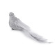 Bird with clip for christmas arrangement - Silver (1 Piece) Bird with clip for christmas arrangement - Silver (1 Piece)