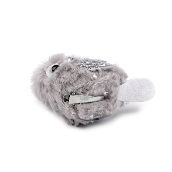 Adorno para el árbol de navidad, búho con clip - Gris claro (1 Pieza) Adorno para el árbol de navidad, búho con clip - Gris claro (1 Pieza)