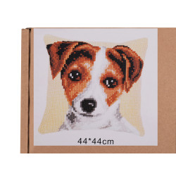 Creative set - pillowcase for embroidery - Brown (1 Piece)