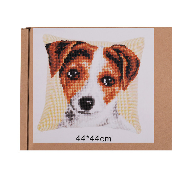 Creative set - pillowcase for embroidery - Brown (1 Piece) Creative set - pillowcase for embroidery - Brown (1 Piece)