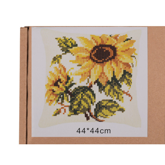 Creative set - pillowcase for embroidery - Brown (1 Piece) Creative set - pillowcase for embroidery - Brown (1 Piece)