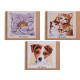 Creative set - pillowcase for embroidery - Brown (1 Piece) Creative set - pillowcase for embroidery - Brown (1 Piece)