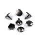 Double cap rivets / hollow rivets ø10 mm - Nickel (100 Pairs) Double cap rivets / hollow rivets ø10 mm - Nickel (100 Pairs)
