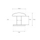 Double cap rivets / hollow rivets ø10 mm - Nickel (100 Pairs) Double cap rivets / hollow rivets ø10 mm - Nickel (100 Pairs)
