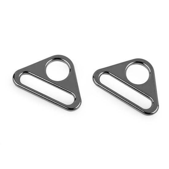 Metal triangle adjuster / triangular slide buckles, width 31 mm - Vintage brass (20 Pieces) Metal triangle adjuster / triangular slide buckles, width 31 mm - Vintage brass (20 Pieces)