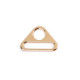 Metal triangle adjuster / triangular slide buckles, width 31 mm - Vintage brass (20 Pieces) Metal triangle adjuster / triangular slide buckles, width 31 mm - Vintage brass (20 Pieces)