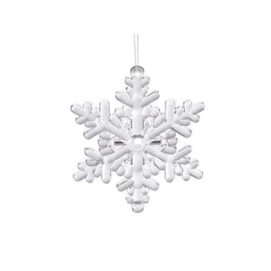 Adorno de copos de nieve para colgar ø55 - Transparente (10 Piezas) Adorno de copos de nieve para colgar ø55 - Transparente (10 Piezas)