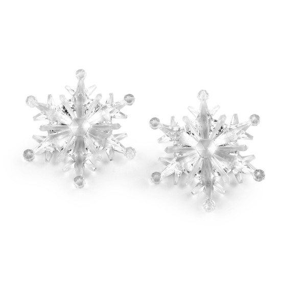 Adorno de copos de nieve para colgar ø75 - Transparente (1 Pieza) Adorno de copos de nieve para colgar ø75 - Transparente (1 Pieza)