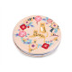 Cosmetic pocket mirror, animals - Blue-violet (1 Piece) Cosmetic pocket mirror, animals - Blue-violet (1 Piece)