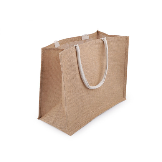 Geanta de iuta decorabila 45x36 cm - Ecru natural (1 Bucată) Geanta de iuta decorabila 45x36 cm - Ecru natural (1 Bucată)