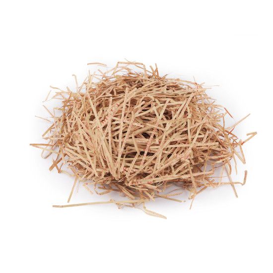 Paper filling straw / paper raffia 33 g - Natural brown (12 Bags) Paper filling straw / paper raffia 33 g - Natural brown (12 Bags)