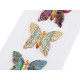 Self-adhesive butterfly stickers - Random mix (1 Card)