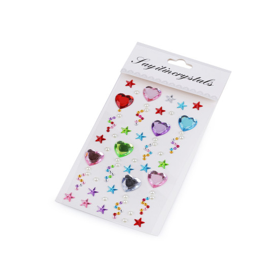 Self-adhesive crystal stickers - Mix (1 Card) Self-adhesive crystal stickers - Mix (1 Card)