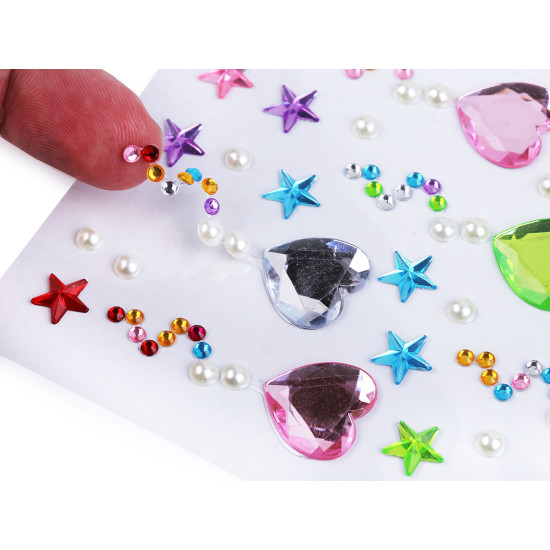 Self-adhesive crystal stickers - Mix (1 Card) Self-adhesive crystal stickers - Mix (1 Card)