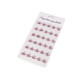 Self-adhesive decorations on an adhesive strip - Crystal (12 Cards) Self-adhesive decorations on an adhesive strip - Crystal (12 Cards)