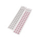Self-adhesive flowers on an adhesive strip - Light pink (1 Card) Self-adhesive flowers on an adhesive strip - Light pink (1 Card)