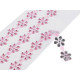 Self-adhesive flowers on an adhesive strip - Light pink (1 Card) Self-adhesive flowers on an adhesive strip - Light pink (1 Card)