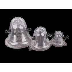 Plastic mold for 3d bells - Transparent (1 Set)