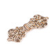 Decorative filigree fastening - Nickel (4 Pairs)