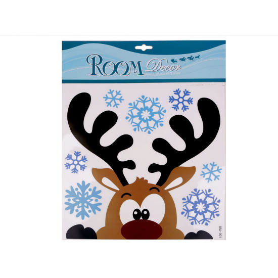 Self-adhesive christmas window decoration - Darksalmon (1 Card) Self-adhesive christmas window decoration - Darksalmon (1 Card)