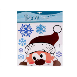 Self-adhesive christmas window decoration - Darksalmon (1 Card)