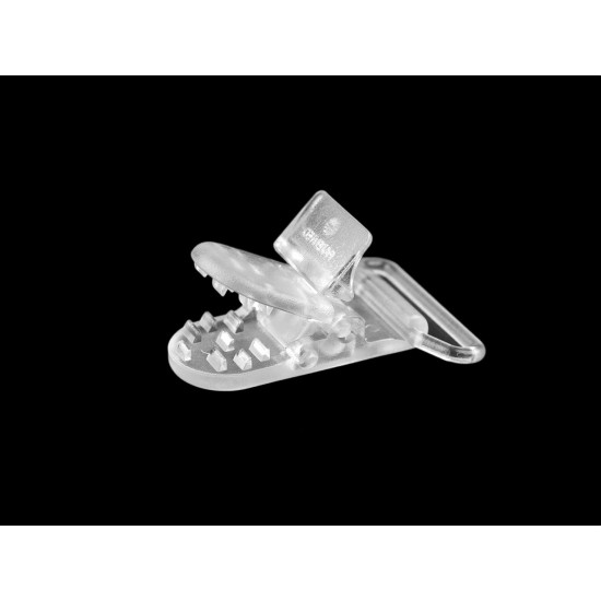 Klips plastikowy szerokość 26 mm transparentny - Transparent (20 Sztuki) Klips plastikowy szerokość 26 mm transparentny - Transparent (20 Sztuki)