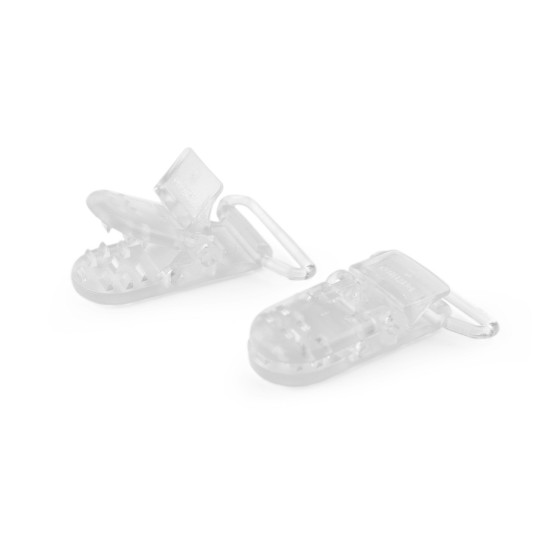 Klips plastikowy szerokość 26 mm transparentny - Transparent (20 Sztuki) Klips plastikowy szerokość 26 mm transparentny - Transparent (20 Sztuki)