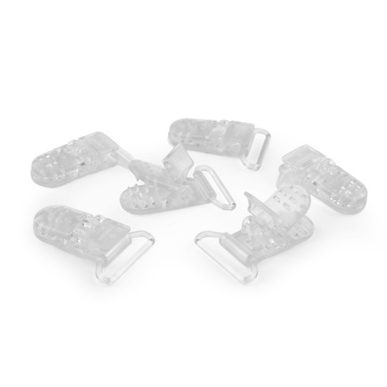 Klips plastikowy szerokość 26 mm transparentny - Transparent (20 Sztuki) Klips plastikowy szerokość 26 mm transparentny - Transparent (20 Sztuki)