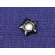 Eyelets / grommets with washer, inner ø5 mm / outer ø12.7 mm, star - Nickel (300 Pairs) Eyelets / grommets with washer, inner ø5 mm / outer ø12.7 mm, star - Nickel (300 Pairs)