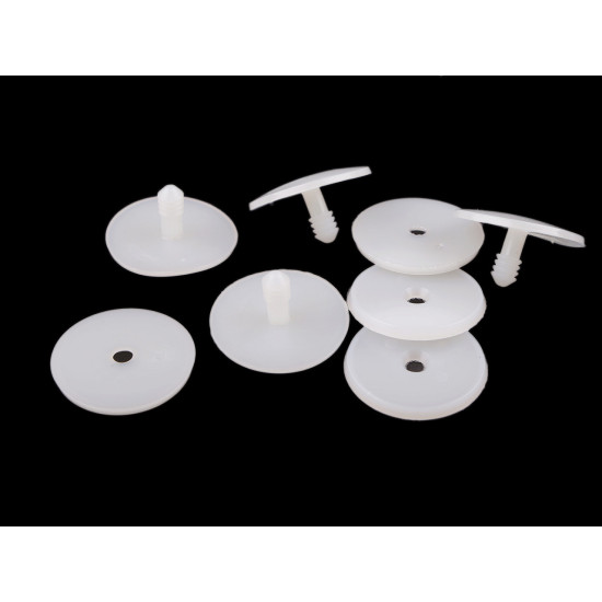 Articulatii jucarii cu siguranta ø33 mm - Transparent (4 Seturi) Articulatii jucarii cu siguranta ø33 mm - Transparent (4 Seturi)