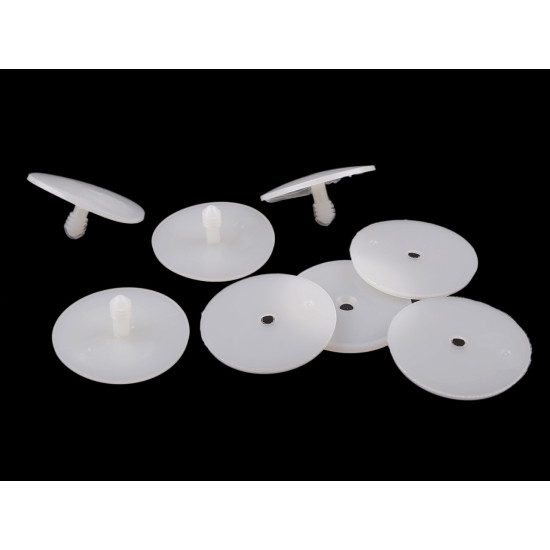 Articulatii jucarii cu siguranta ø43 mm - Transparent (4 Seturi) Articulatii jucarii cu siguranta ø43 mm - Transparent (4 Seturi)