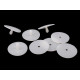 Articulatii jucarii cu siguranta ø43 mm - Transparent (4 Seturi) Articulatii jucarii cu siguranta ø43 mm - Transparent (4 Seturi)