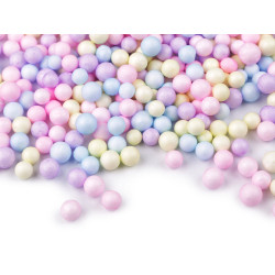 Decorative polystyrene balls, pastel mix - Mix (1 Bag)