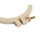 Aro de plástico para bordar ø8,5 cm - Beige claro (1 Pieza) Aro de plástico para bordar ø8,5 cm - Beige claro (1 Pieza)