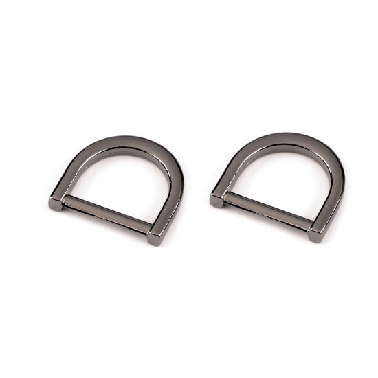 Anneau en d pour vêtements et accessoires, largeur 20 mm - Or rose (50 Pièces) Anneau en d pour vêtements et accessoires, largeur 20 mm - Or rose (50 Pièces)