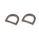 Anneau en d pour vêtements et accessoires, largeur 20 mm - Or rose (50 Pièces) Anneau en d pour vêtements et accessoires, largeur 20 mm - Or rose (50 Pièces)