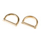 Anneau en d pour vêtements et accessoires, largeur 25 mm - Or classique (1 Pièce) Anneau en d pour vêtements et accessoires, largeur 25 mm - Or classique (1 Pièce)
