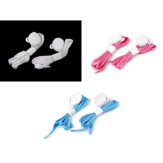 Led light up shoelaces length 120 cm - Pink (3 Pairs) Led light up shoelaces length 120 cm - Pink (3 Pairs)