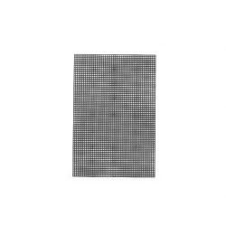 Kanwa plastikowa 20,2x30,4 cm - Czarny (1 Sztuka)