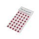 Self-adhesive ladybugs on an adhesive strip - Red (1 Card) Self-adhesive ladybugs on an adhesive strip - Red (1 Card)