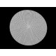 Plastic canvas grid for cross stitch, circle ø20 cm - White (20 Pieces) Plastic canvas grid for cross stitch, circle ø20 cm - White (20 Pieces)