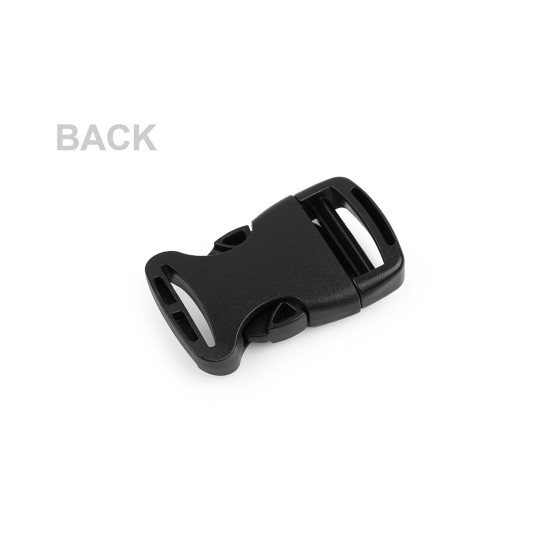 Klamra plastikowa szerokość 26 mm - Czarny (100 Zestawy) Klamra plastikowa szerokość 26 mm - Czarny (100 Zestawy)